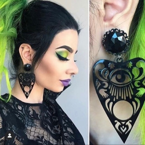 Jewelry - NEW Planchette earrings dangle plugs gauges